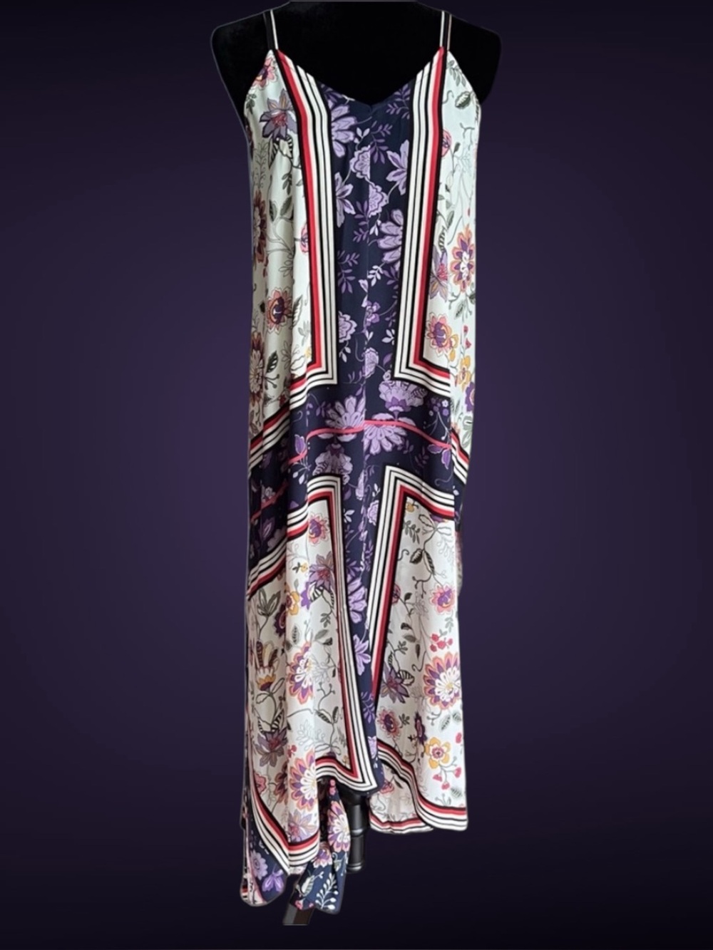 💖 Nanette Lepore Floral Handkerchief Maxi Dress 💖